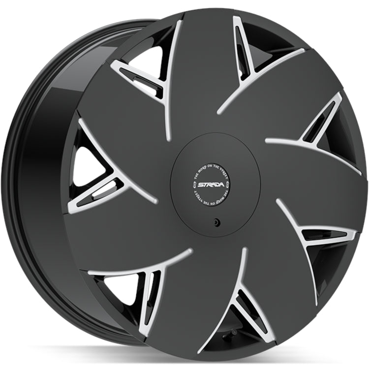 Strada Turbina Black Milled Wheel