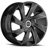 Strada Moto Black Milled wheel