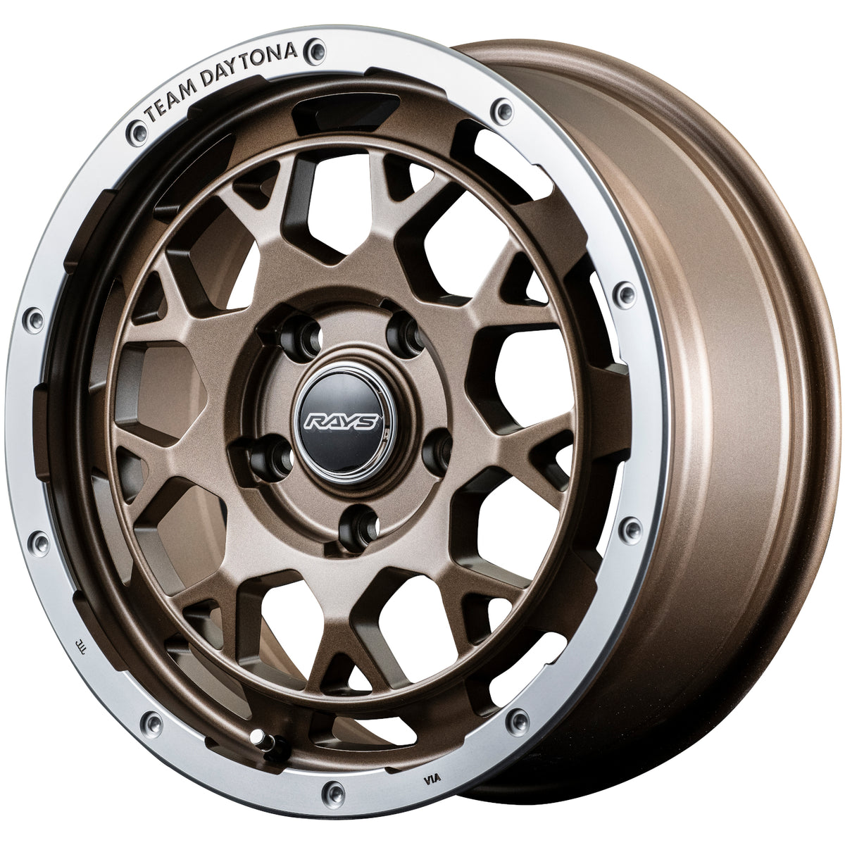 Team Daytona M9 Bronze Machined Wheel