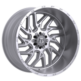 TIS 544B Gloss Black Wheel - angled view