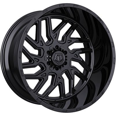 TIS 544B Gloss Black Wheel