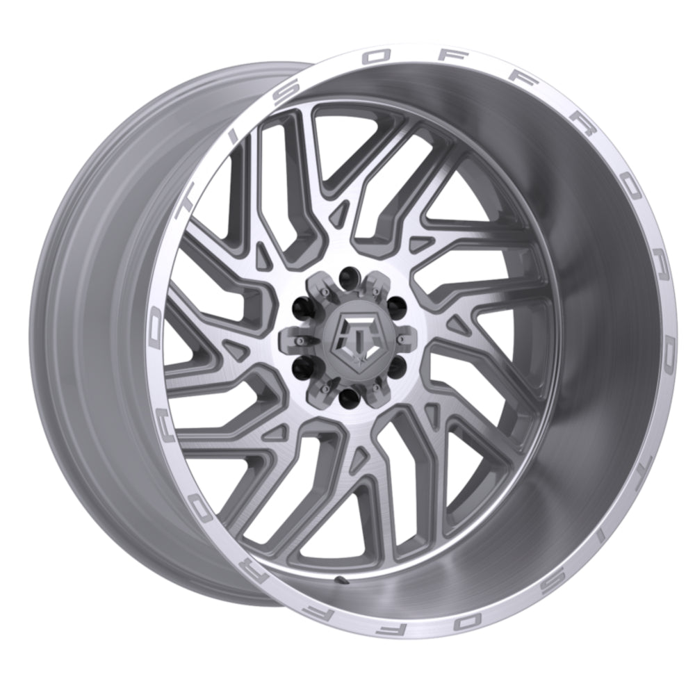 TIS 544BSM Silver Milled Wheel