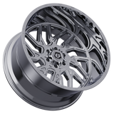TIS 544C Chrome Wheel - angled view