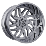 TIS 544C Chrome Wheel - angled view