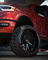 TIS 547B Gloss Black Wheel