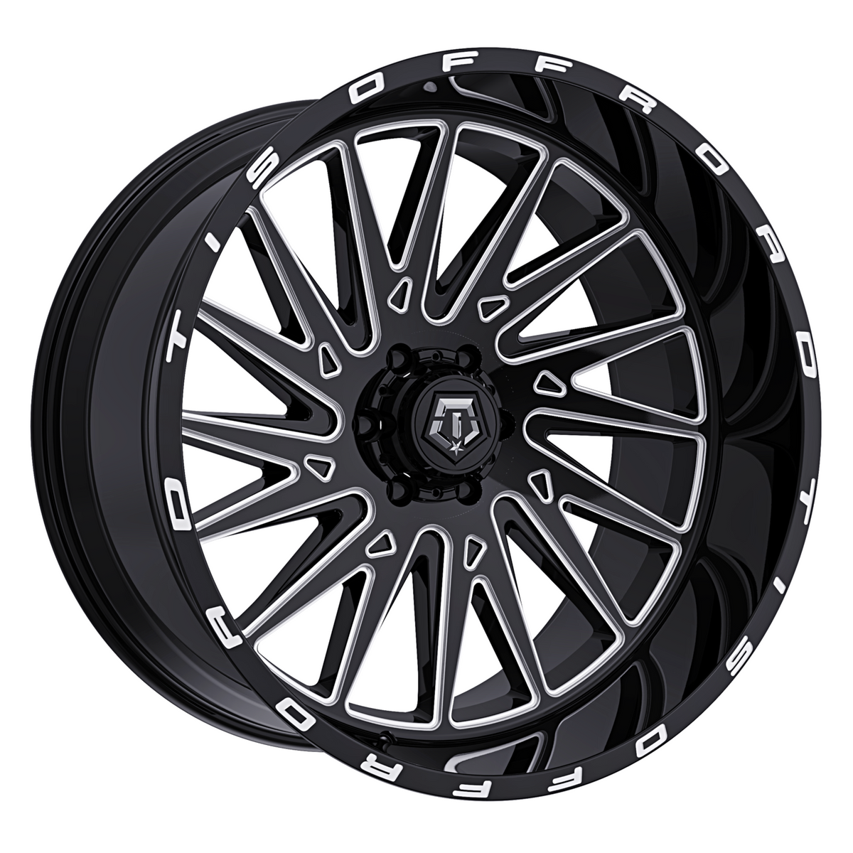 TIS 547BM Black Milled Wheel
