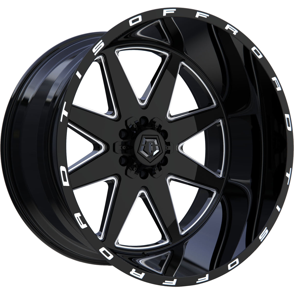 TIS 551BM Black Milled Wheel