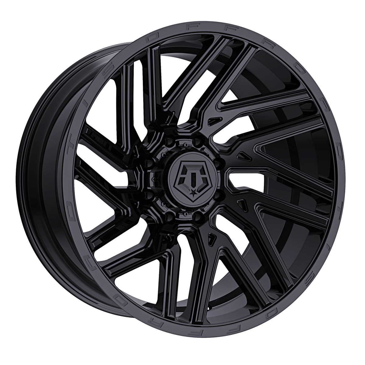 TIS 554B Gloss Black Wheel