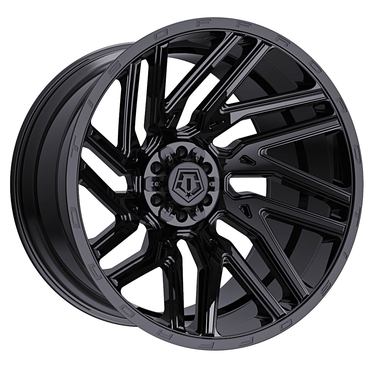 TIS 554B Gloss Black Wheel