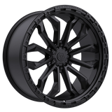 TIS 556SB Black Wheel - angled view