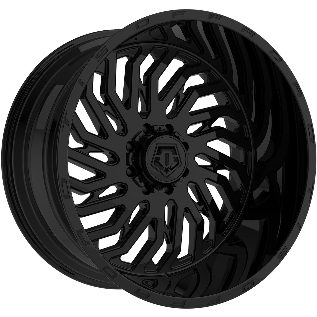 TIS 561B Gloss Black Wheel