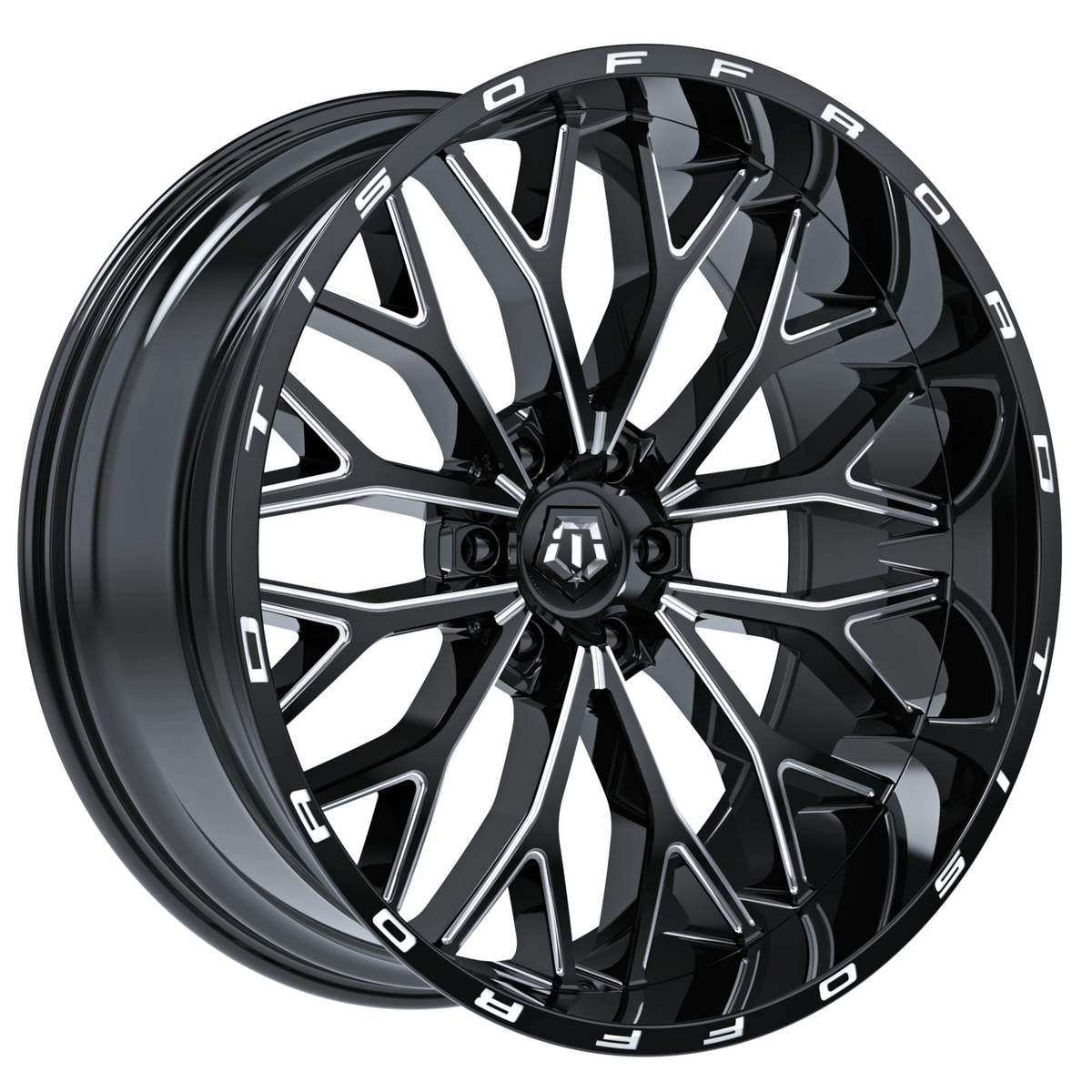 TIS 565BM Black Milled Wheel