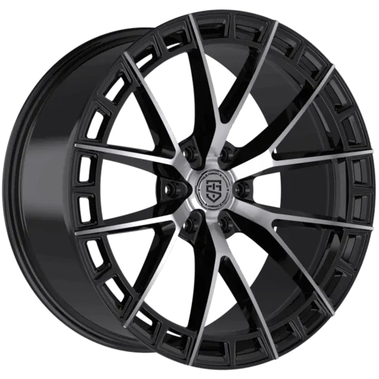 TIS Motorsports 504MB Black Machined Wheel