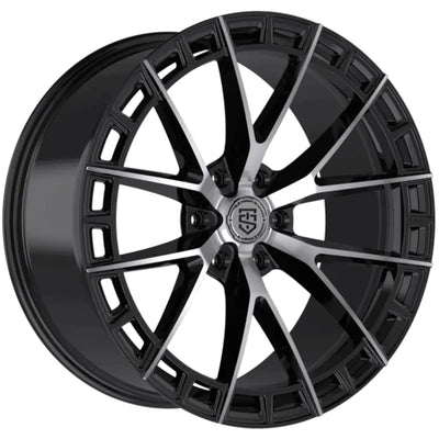 TIS Motorsports 504MB Black Machined Wheel
