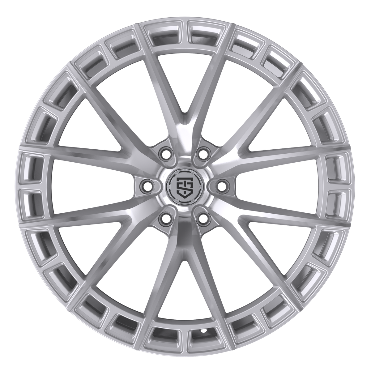 TIS Motorsports 504MS Silver Wheel