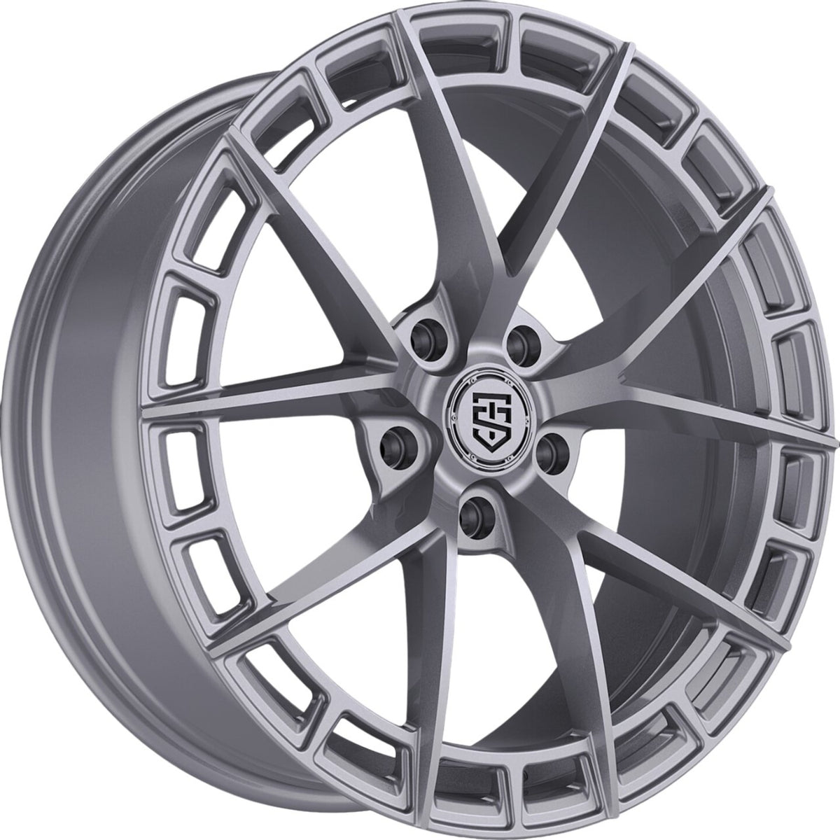 TIS Motorsports 504S Gloss Silver Wheel