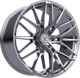 TIS Motorsports 506C Chrome Wheel - angled view