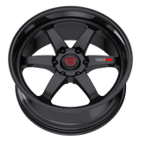 TIS Motorsports 508BB Black Wheel - top view