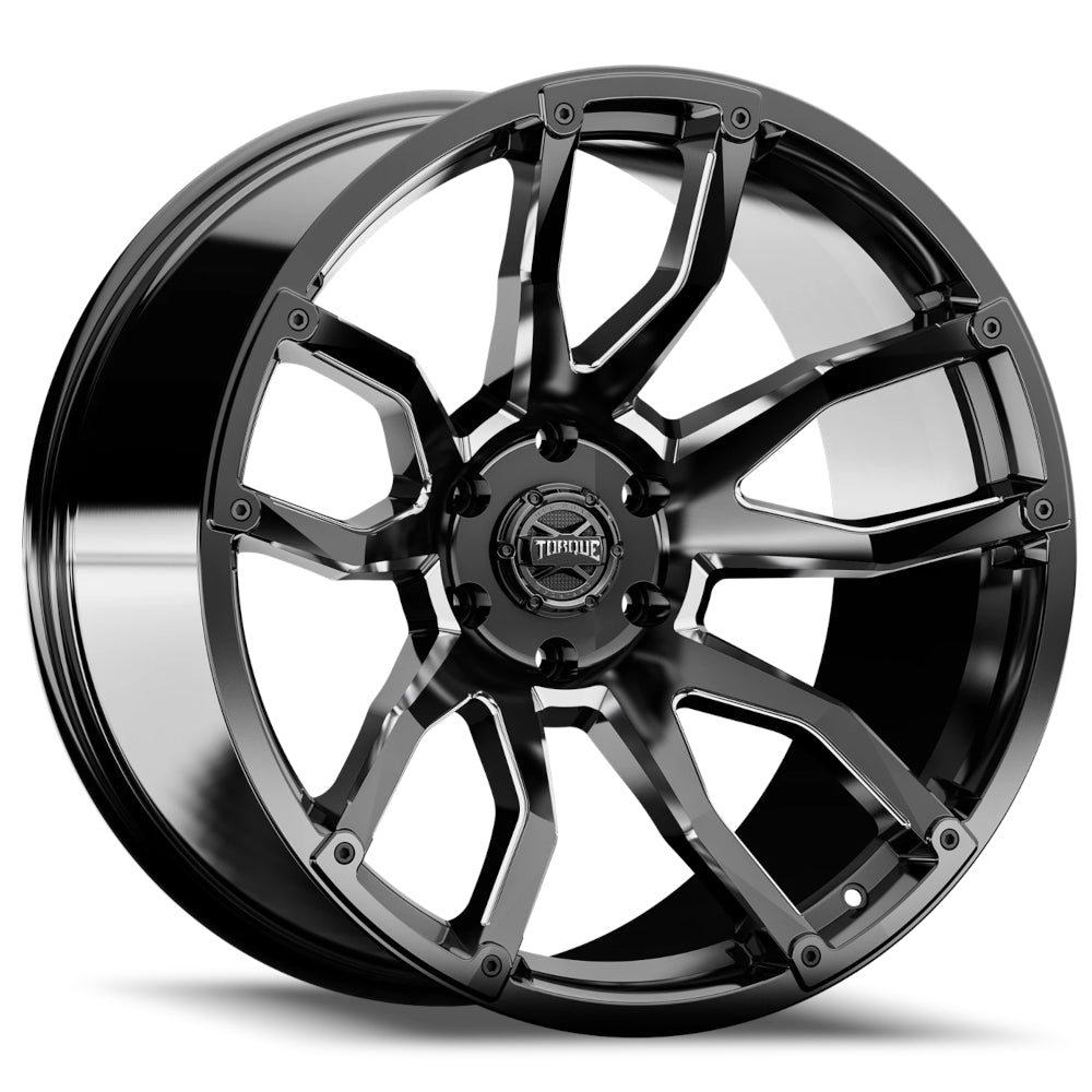 Torque TW403C Black Milled Wheel