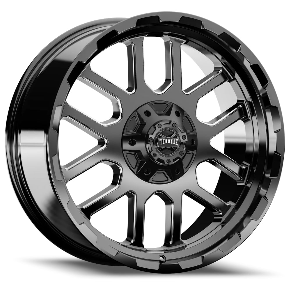 Torque TW408C Black Milled Wheel