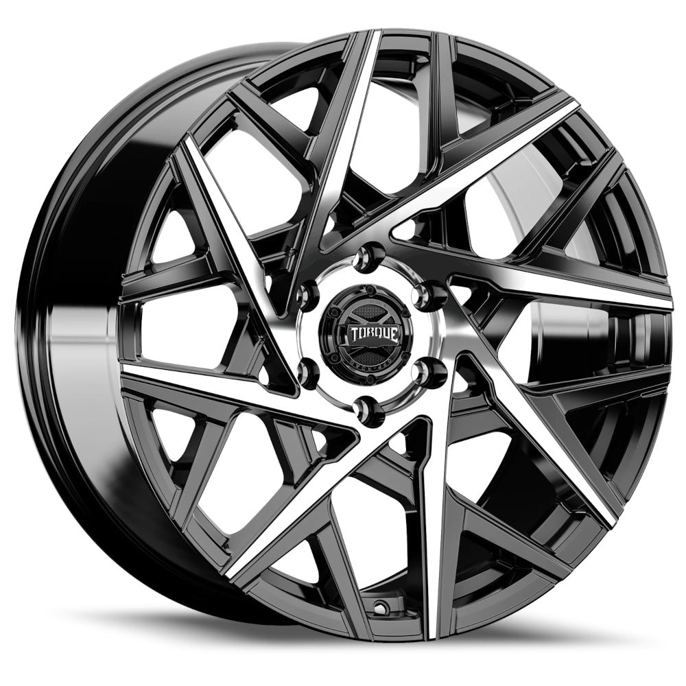 Torque TW424C Black Machined Wheel