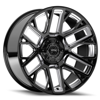 Torque TW428C Black Milled Wheel