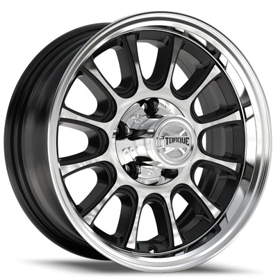 Torque TW752C Black Machined Wheel