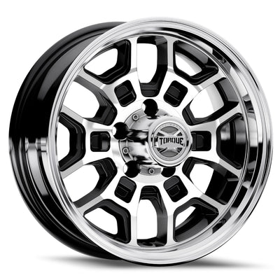 Torque TW754C Black Machined Wheel