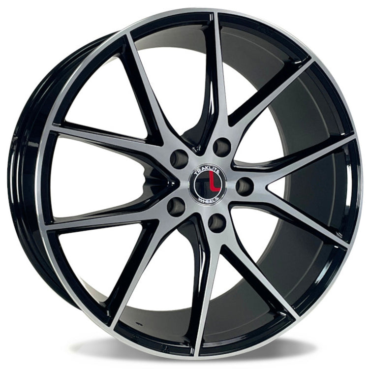 Traklite Wheels Aero Black Machined Wheel