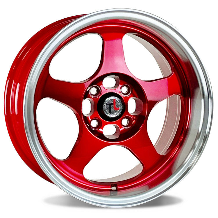Traklite Wheels Burn Red Machined Wheel
