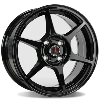 Traklite Wheels Circuit Gloss Black Wheel