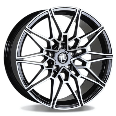 Traklite Wheels Mesh Black Machined Wheel