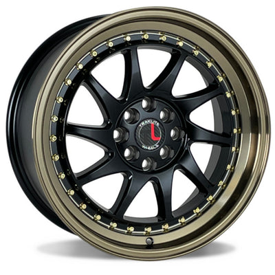 Traklite Wheels Turbo Black Wheel