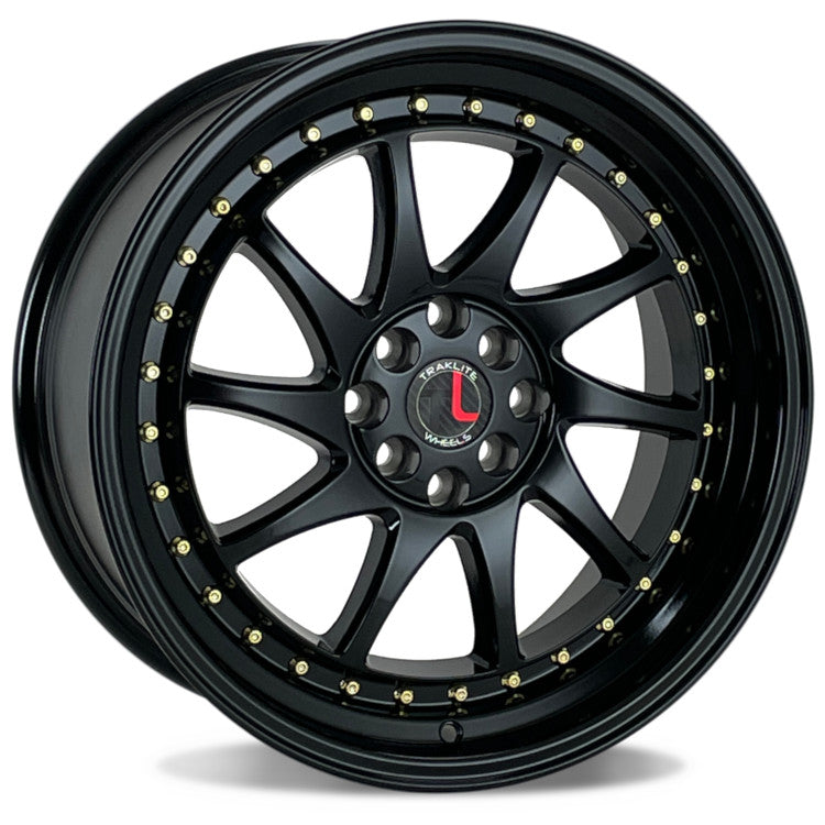 Traklite Wheels Turbo Black Wheel