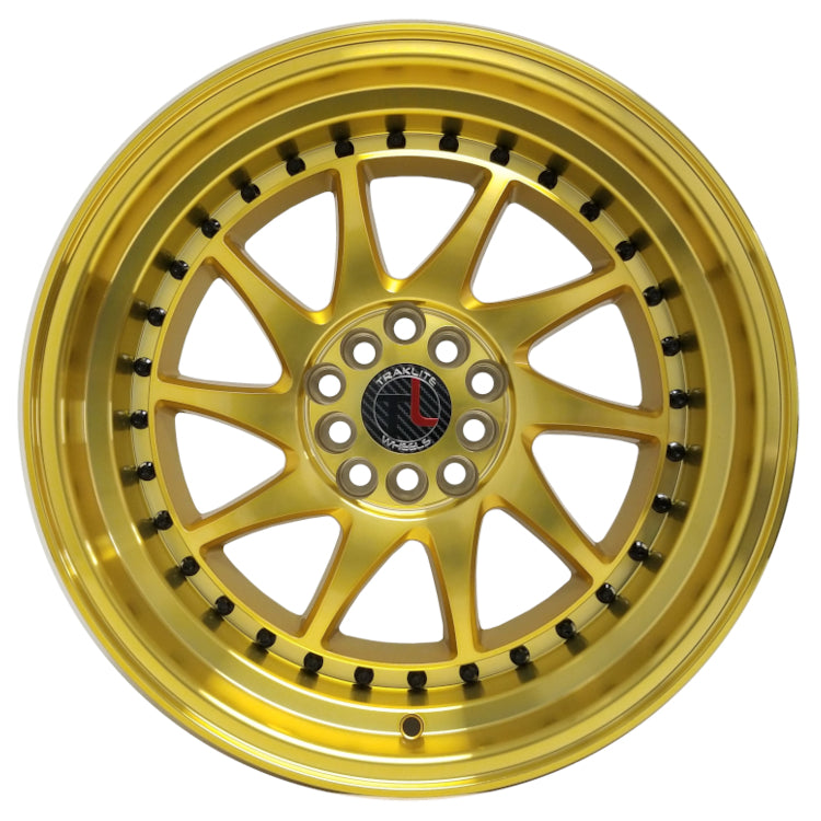 Traklite Wheels Turbo Gold Wheel