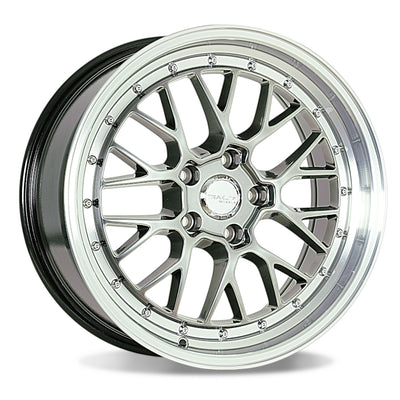 Traklite Wheels Turbulance Hypersilver Polished Wheel