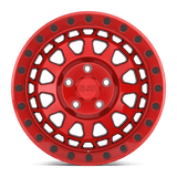 Black Rhino PRIMM 17x9 0 Candy Red with Black Bolts   truck wheel