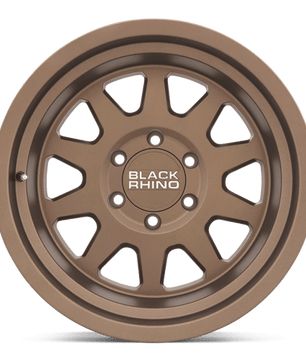 Black Rhino Hard Alloys STADIUM 17x9.5 -18 Matte Bronze
