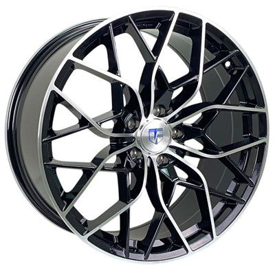 Truform TF-106 Black Machined Wheel