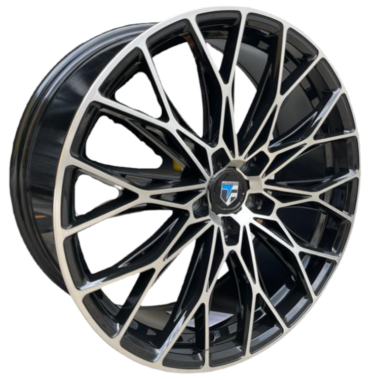 Truform TF-109 Black Machined Wheel