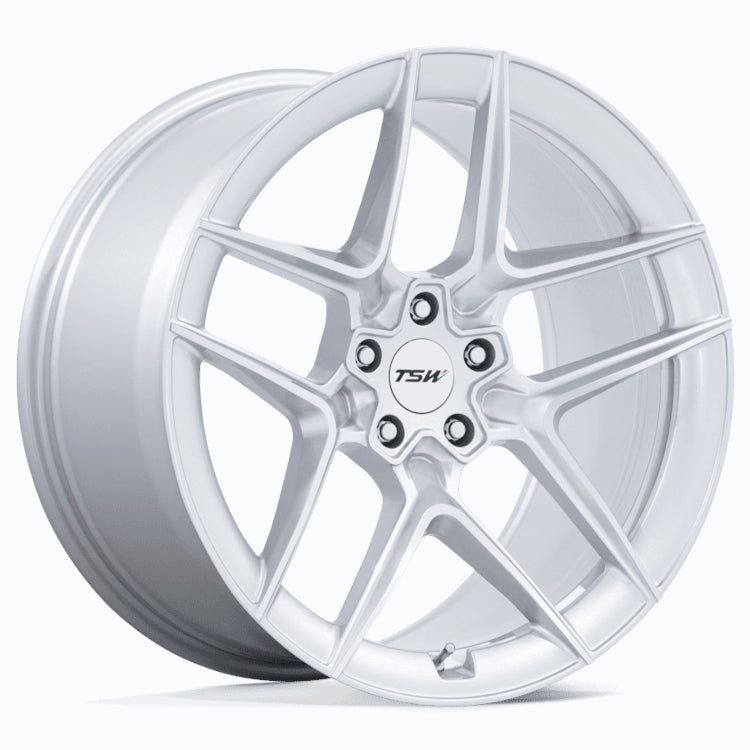 TSW Slipstream Silver Machined Wheel