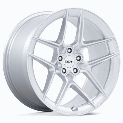 TSW Slipstream Silver Machined Wheel