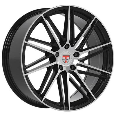 Tuscani 209 Black Machined Wheel