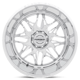 Black Rhino TWISTER 22x14 -76mm Polished Directional