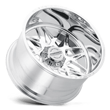 Black Rhino TWISTER 22x14 -76mm Polished Directional
