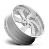 US Mag U134 Desperado 24x9 +25 Silver Brushed Milled premium truck wheel