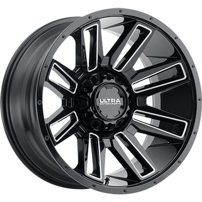 Ultra Apocalypse Black Milled Wheel