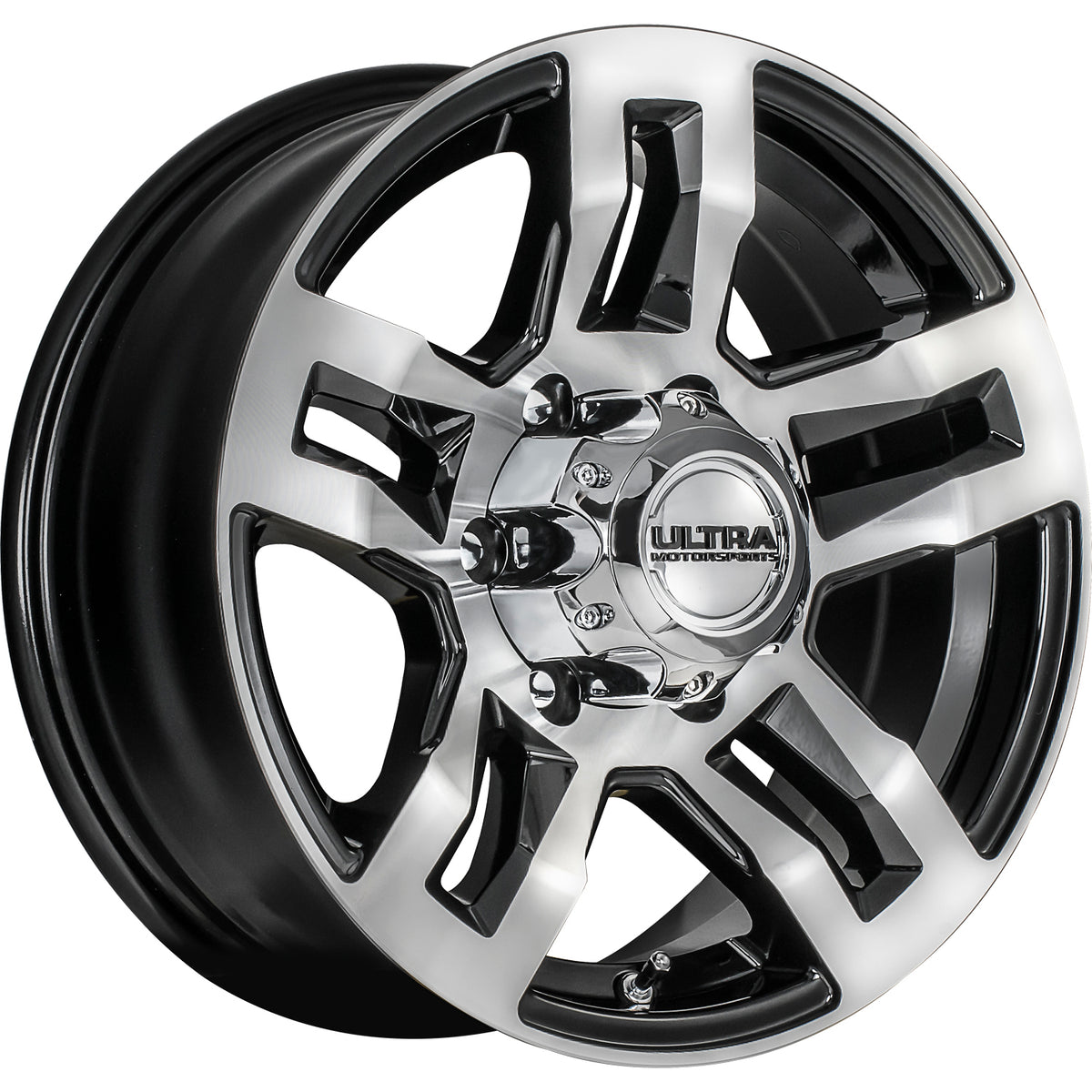 Ultra Hangout Trailer Black Machined Wheel
