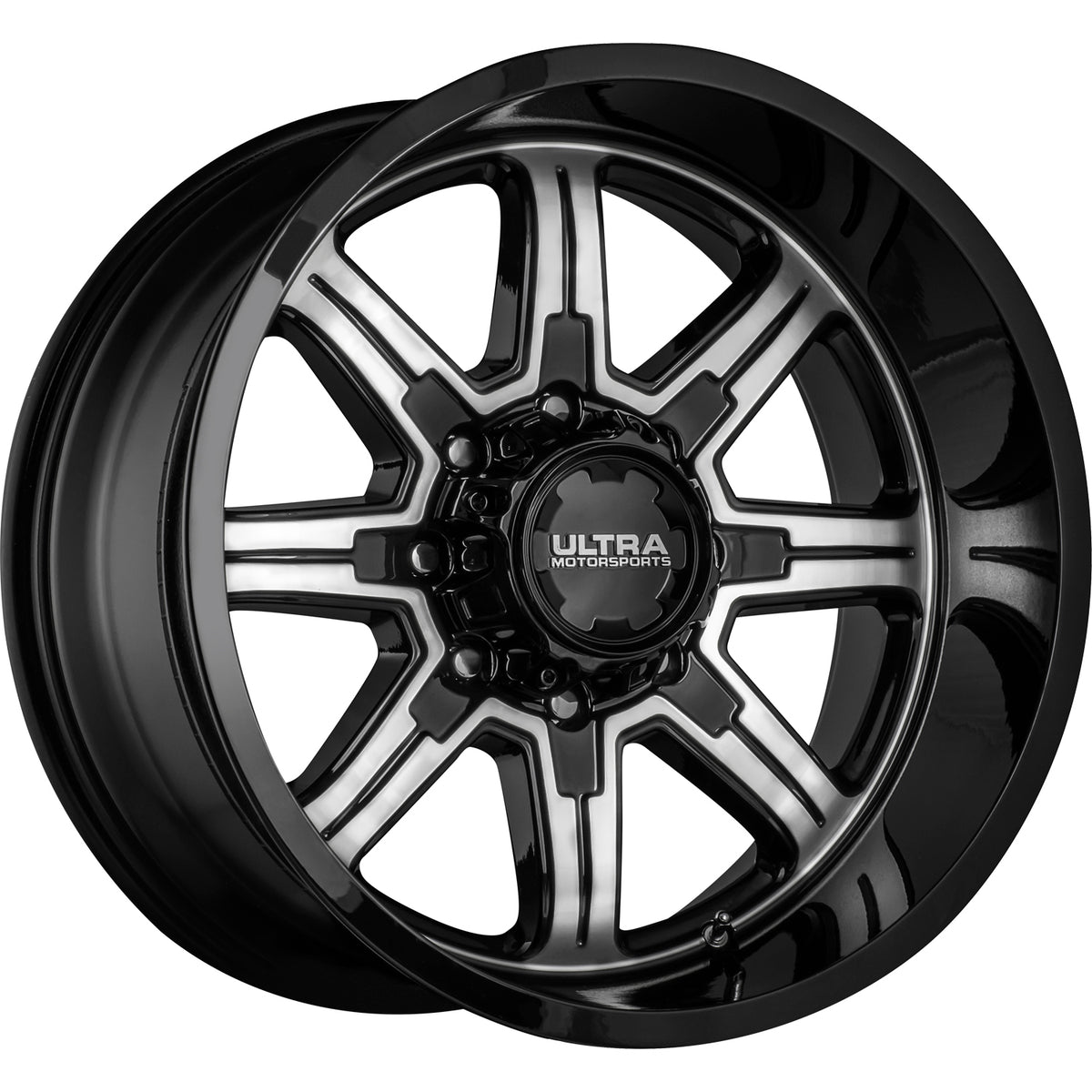 Ultra Menace Black Machined Wheel