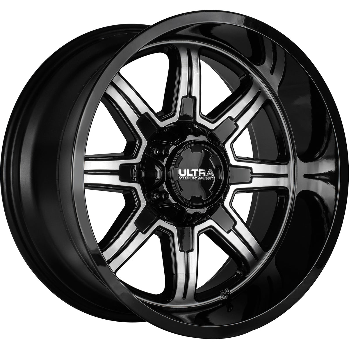 Ultra Menace Black Machined Wheel